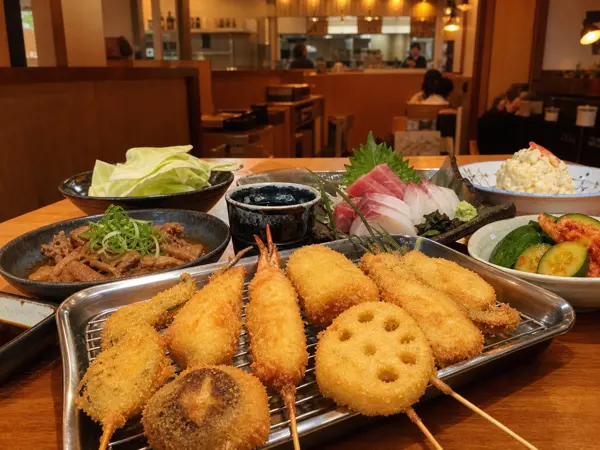 다루마 쿠시카츠 본점 (串かつだるま)